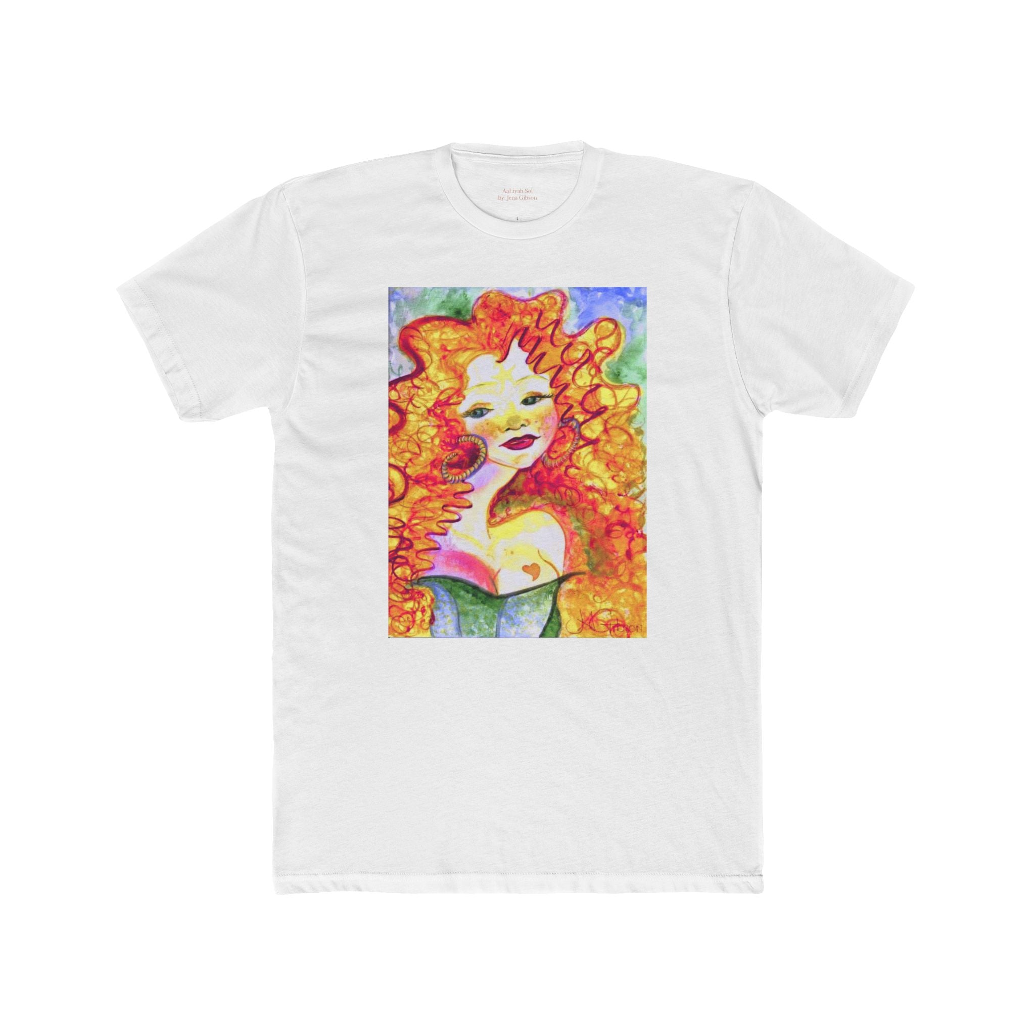 Pieces Goddess Watercolor Tee - Florida Keys Art by Jena Gibson