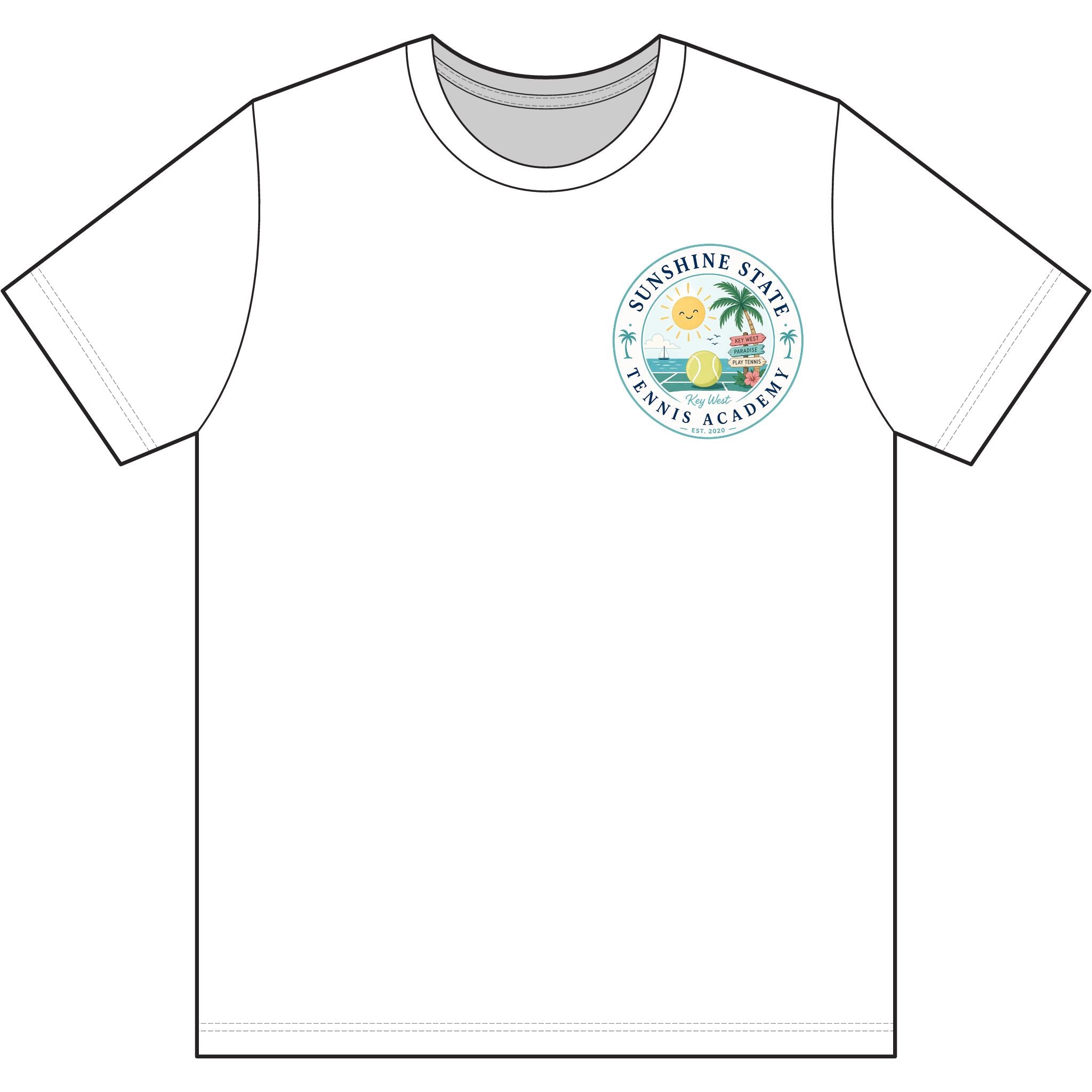 Men's Moisture Wicking Sunshine State Tennis Academy T-shirt