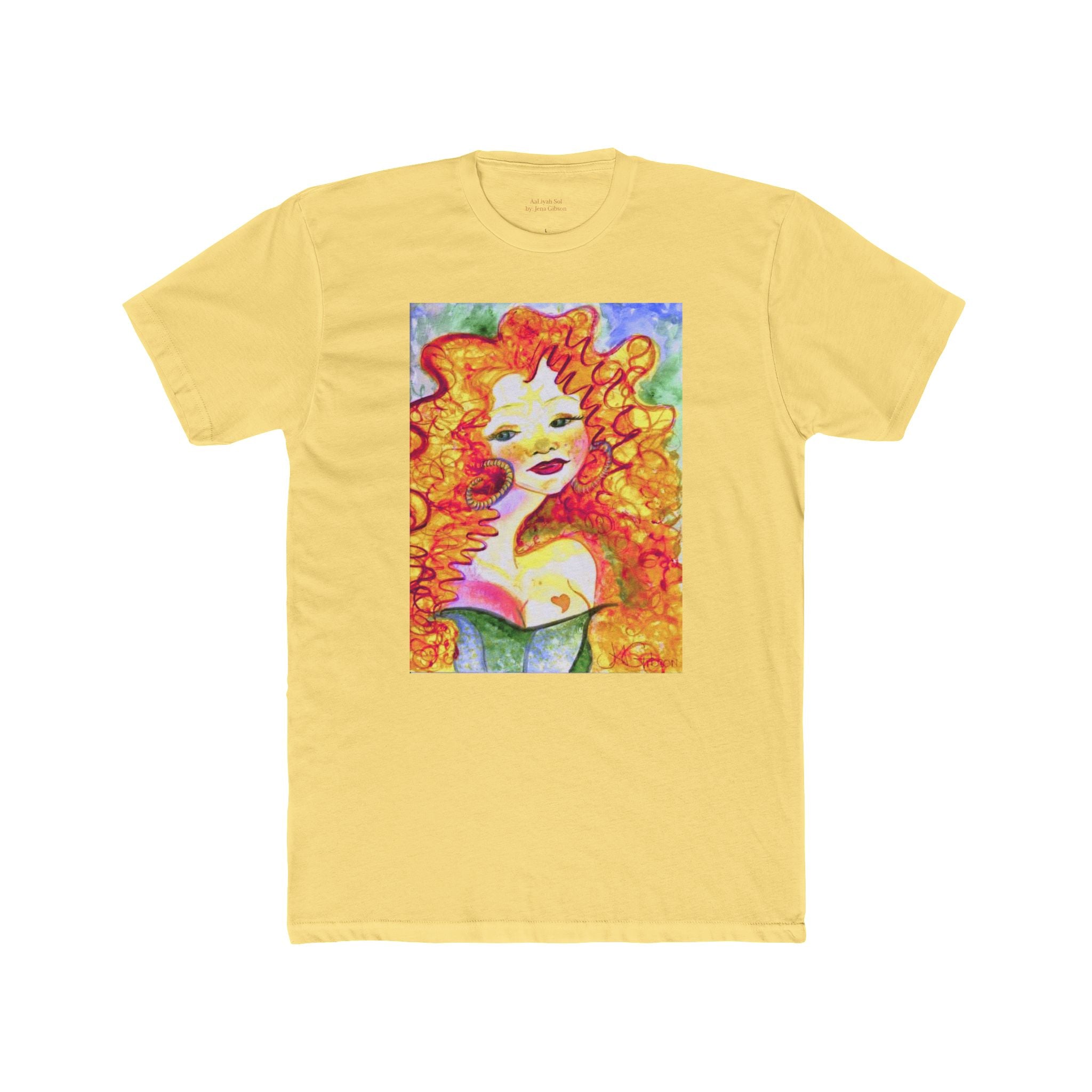Pieces Goddess Watercolor Tee - Florida Keys Art by Jena Gibson
