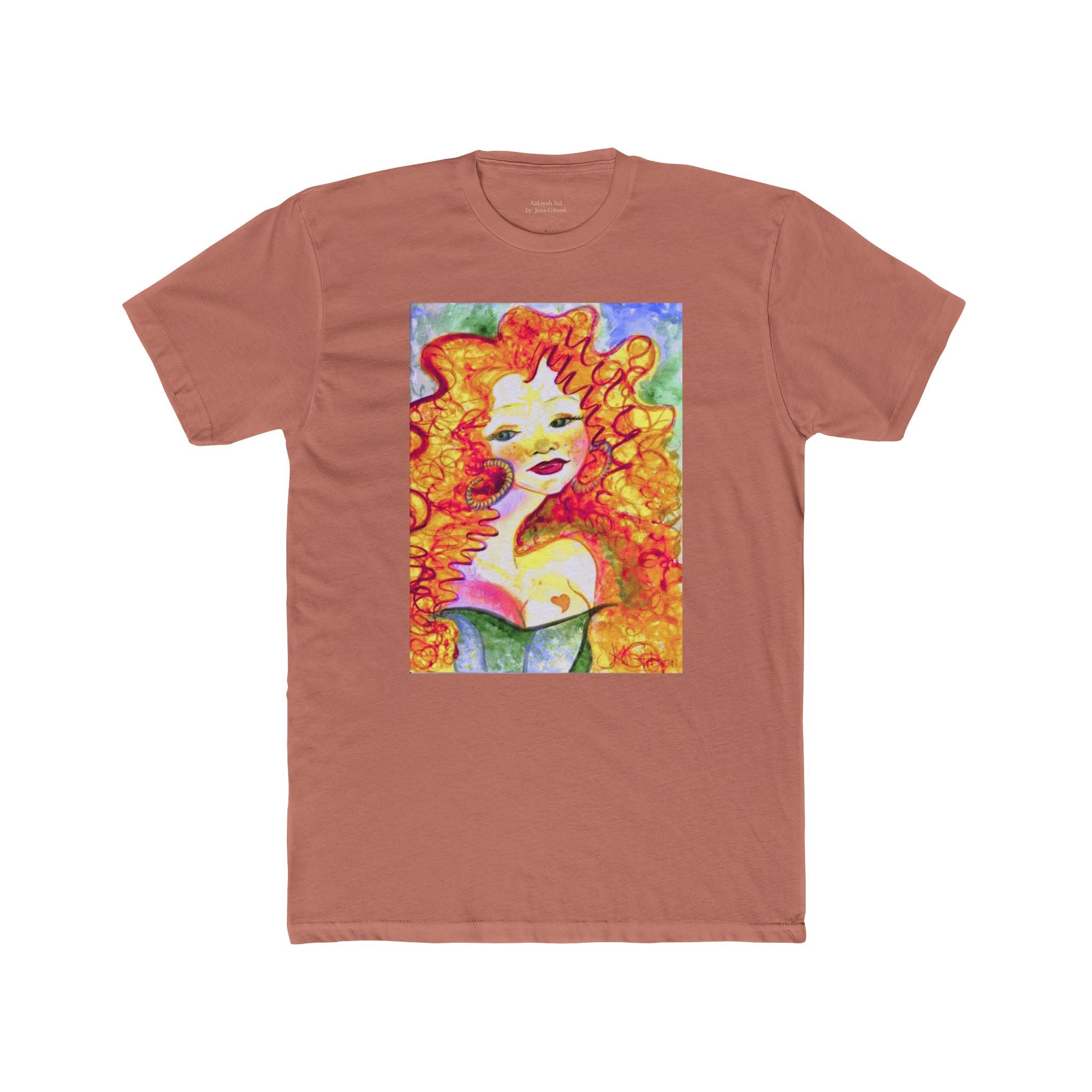 Pieces Goddess Watercolor Tee - Florida Keys Art by Jena Gibson