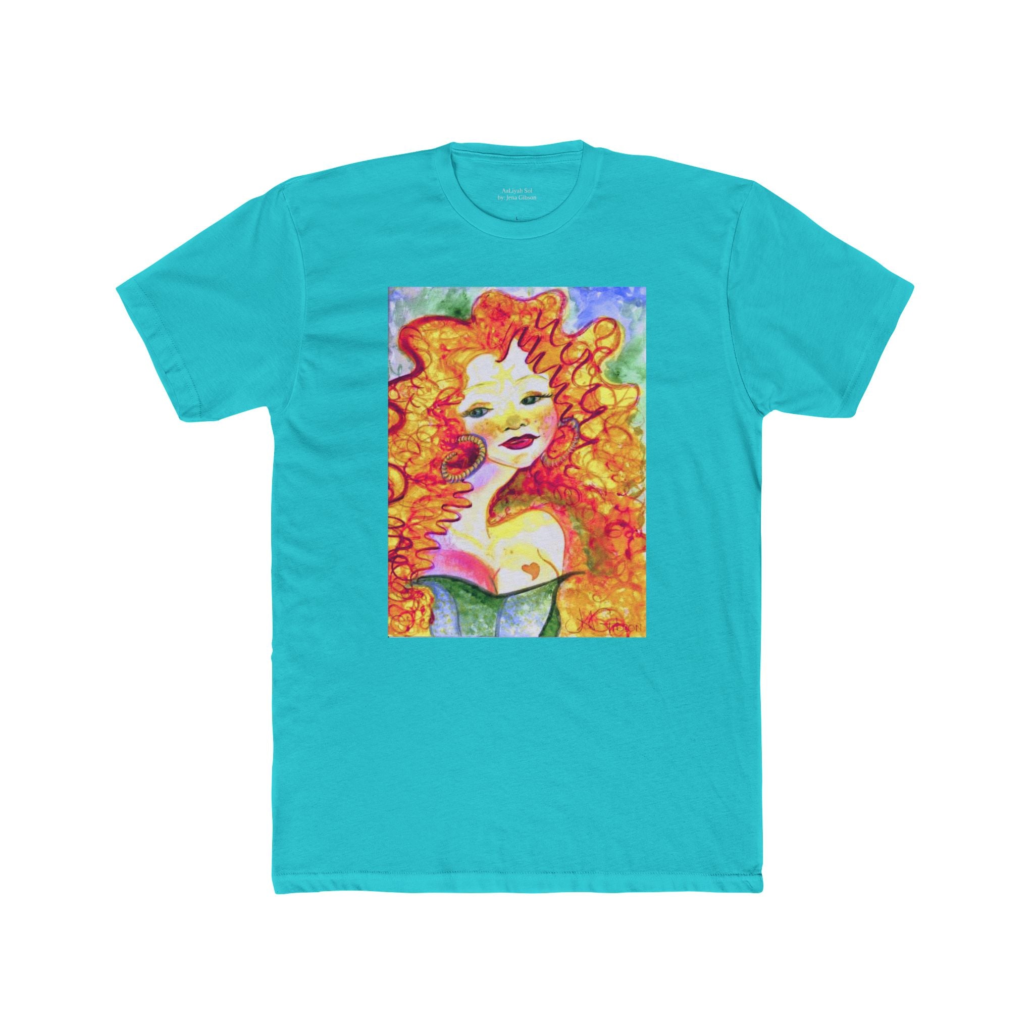 Pieces Goddess Watercolor Tee - Florida Keys Art by Jena Gibson
